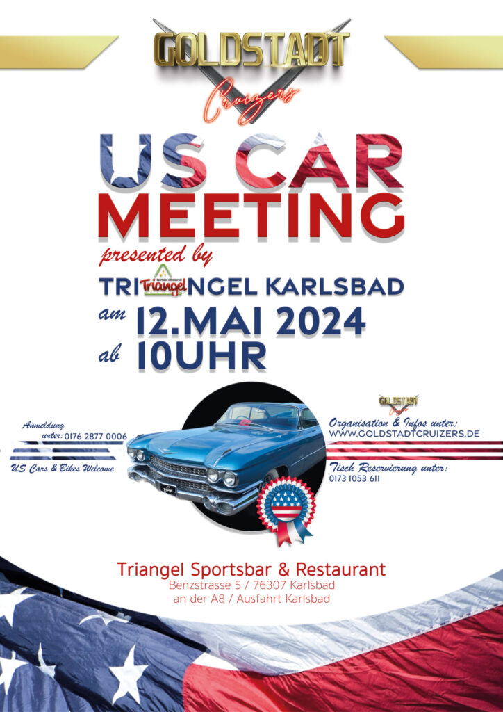 US Car Treffen der Goldstadtcruizers 12.05.2024